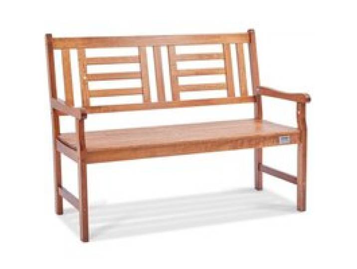 VEVOR Gartenbank Terrassenbank aus Holz, 122 cm Parkbank Ruhebank 318 kg Tragkraft, 3 Personen Garten- und Parkbank mit Rückenlehne & Armlehnen, Vintage Sitzbank für Garten, Park, Hof, Veranda usw.