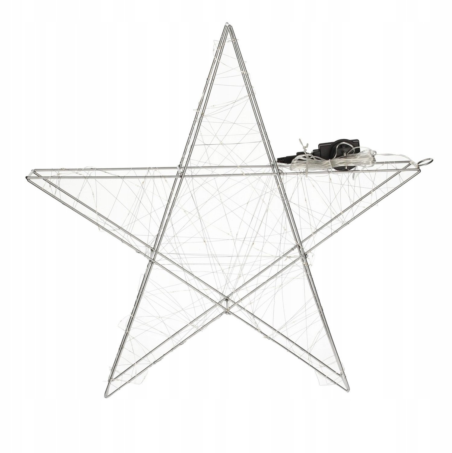 Merkloze Ster Decoratie met LED Verlichting, 58 cm