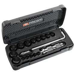 FACOM Locheisen u. Kreisschneider Set 19-tlg