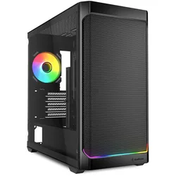 Sharkoon PC Gehäuse MK4W RGB Strip Black Micro-ATX schwarz