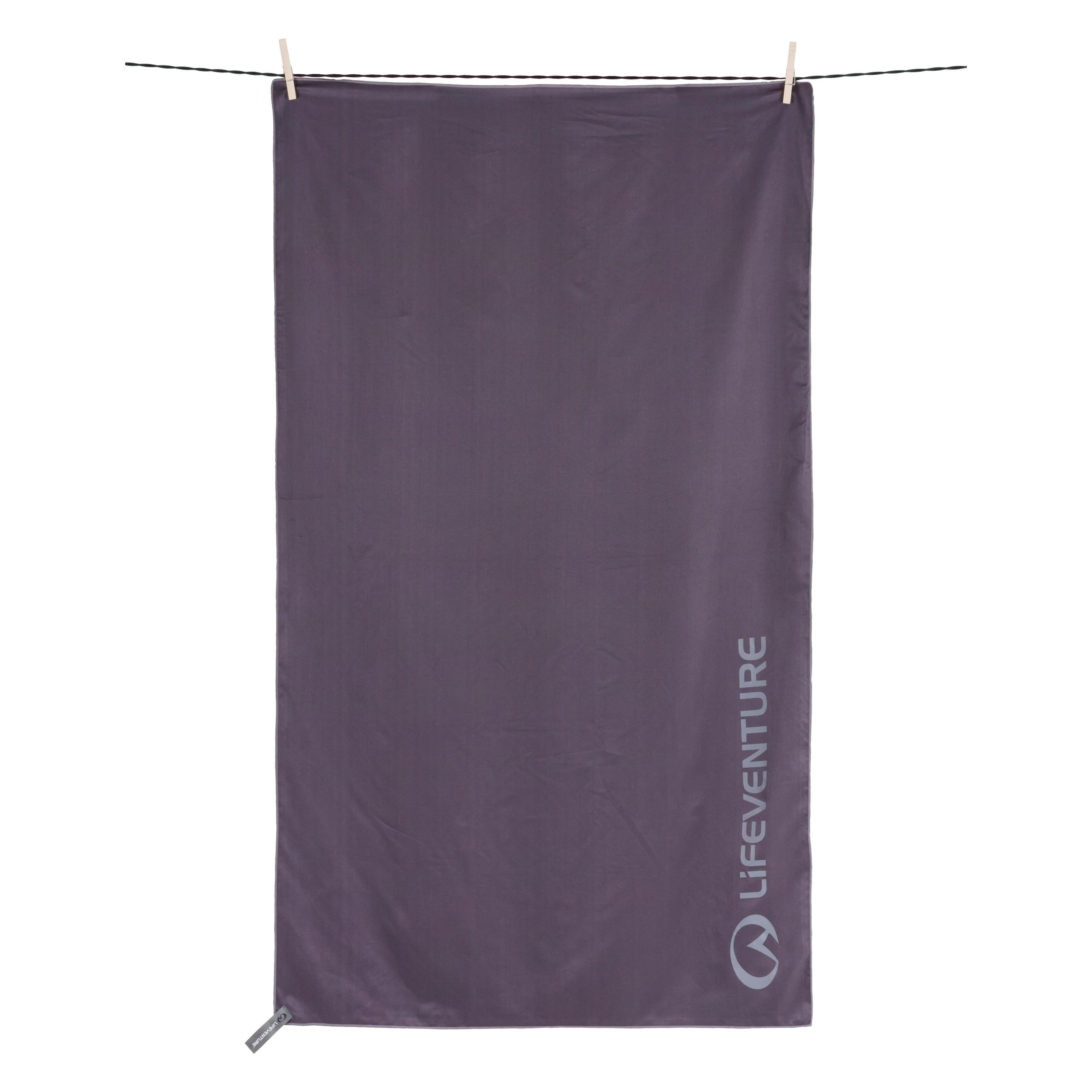 Lifeventure HydroFibre Trek Towel, Grey, Extra Large (130 x 75 cm) (63145)