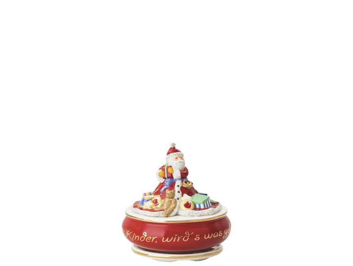 Hutschenreuther Dekospieluhr, Mehrfarbig, Keramik, 15.8 cm, Dekoration, Weihnachtsdekoration, Winterdeko