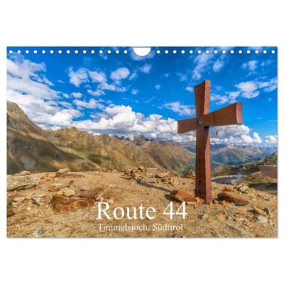 Route 44. Timmelsjoch, Südtirol (Wandkalender 2026 DIN A4 quer), CALVENDO Monatskalender
