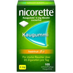 nicorette Kaugummi 4mg freshfruit 105 St