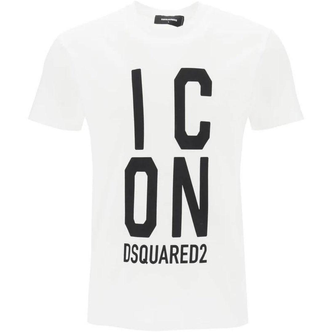 DSquared2 Unisex volwassen Icon Logo Cool Fit T-shirt (Wit)