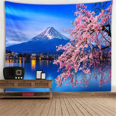 Inspire Essentials Forest Window Illusion Wall Tapestry Scenic Nature Wall Hanging Decor 13 200x170cm