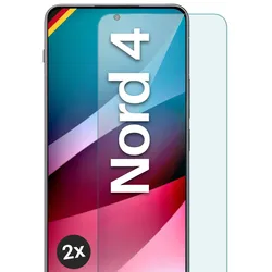 moex Klares Panzerglas für OnePlus Nord 4 – passgenaue 9H Schutzfolie für zuverlässigen Displayschutz – ShockProtect Klar
