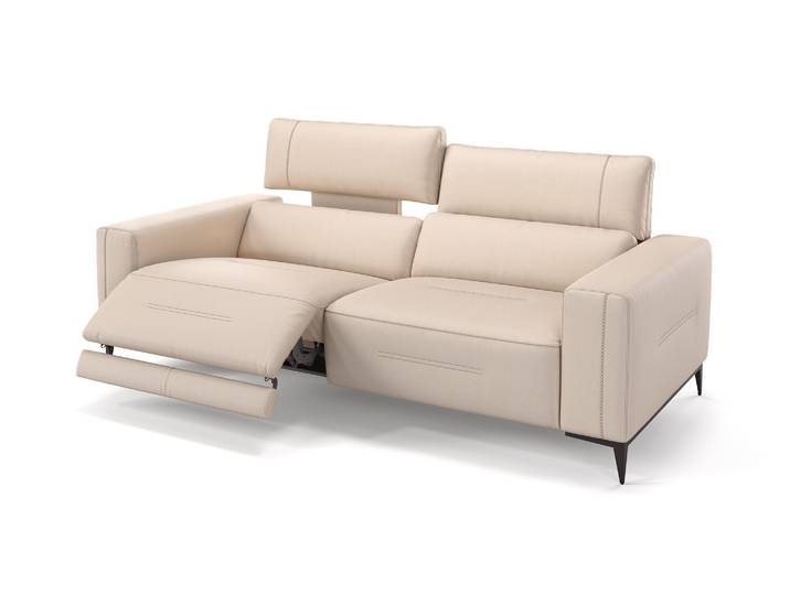Designer Ledersofa TERAMO 3-Sitzer Couch