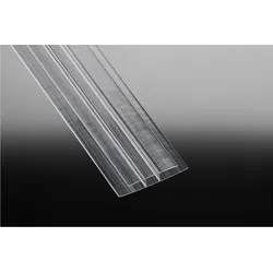 T&J Polycarbonat H-Profil 2500 mmnfür 10 mm, glasklar