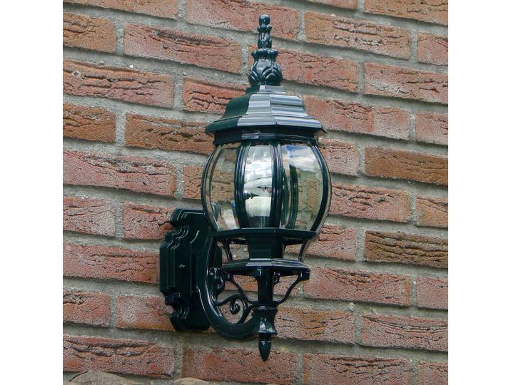 K.S. Verlichting Aussenwandleuchte Andrew, dimmbar, grün, Aluminium, Landhaus / Rustikal, Wandleuchte außen