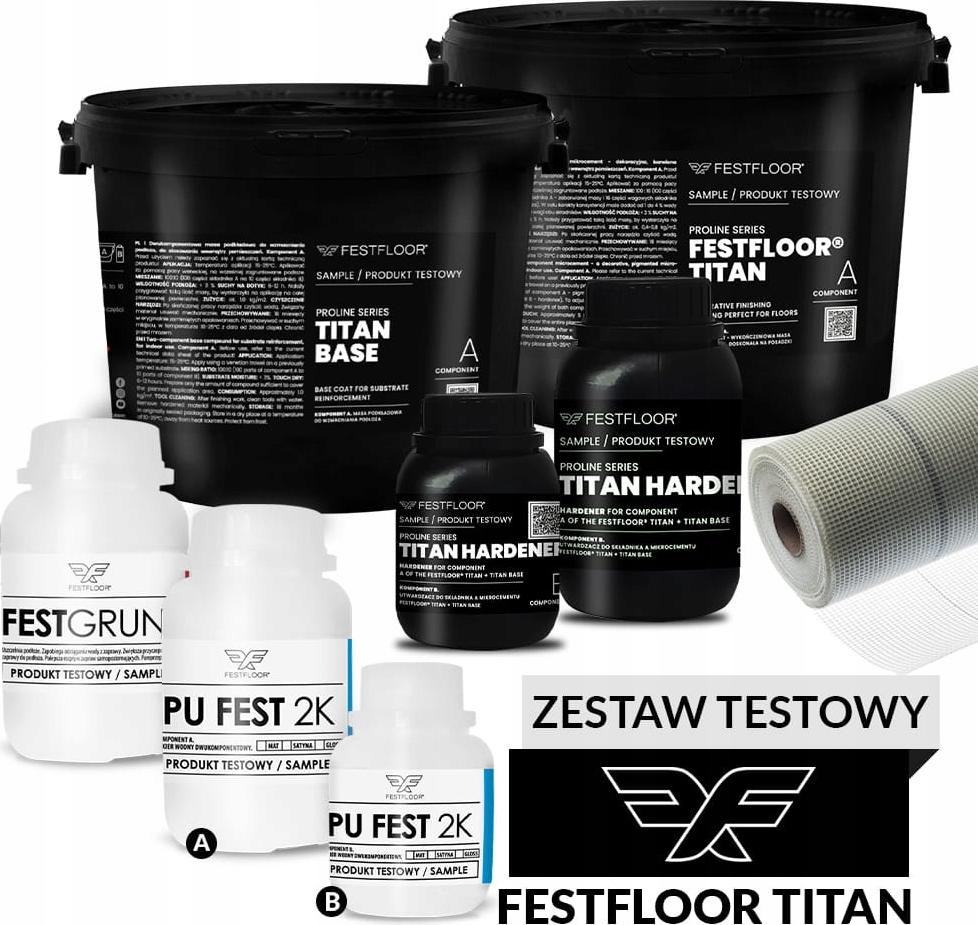Festfloor Titan Microcement TEST-kit