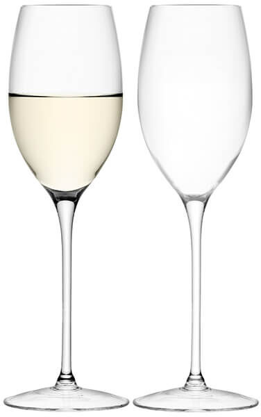 LSA Wine Set of 2 340ml White Wine Glasses