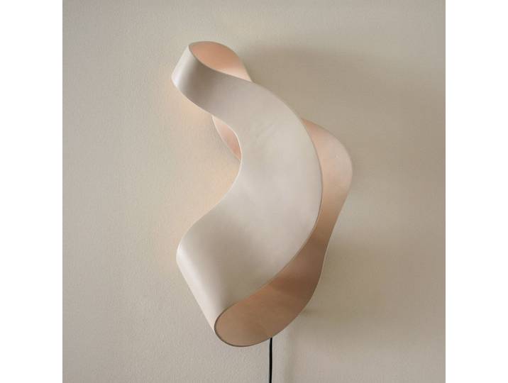 OYSTER LED-Wandlampe, kaschmir, 60 cm Stecker - ferm LIVING - Wohnzimmer - Design - Aluminium - Einflammig