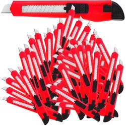 Deuba Teppichmesser 9mm Cuttermesser 50 Stück