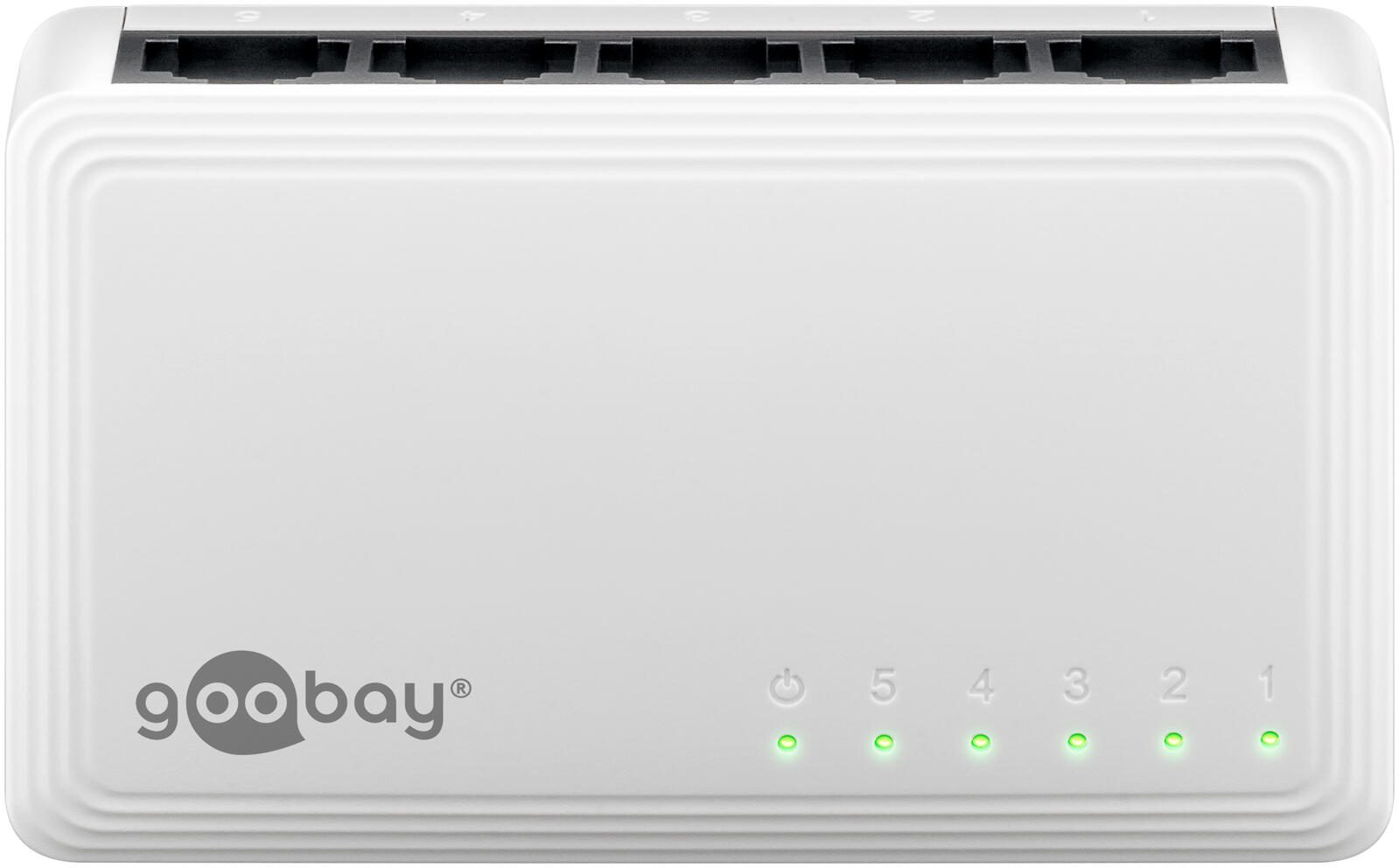 goobay Netzwerkswitch 5-fach 64563