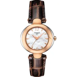 Tissot T-Gold ORGANDY T916.209.46.117.00 - Weißes Perlmutt,braun - 30mm