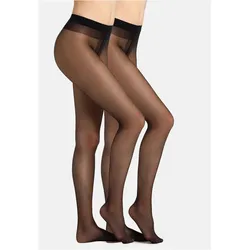 2er Pack s.Oliver Fine Strumpfhosen 20 DEN Damen 9999 - black 38/40