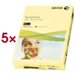 Xerox 5er-Pack farbiges Papier »Symphony« gelb