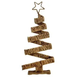 Weihnachts-Dekobaum Seegras Tannenbaum Weihnachtsbaum Christbaum Baum Deko Stern