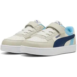 PUMA Caven 2.0 Block AC+ Sneaker Kinder 16 - desert dust/persian blue/aqua green 35