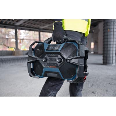 Baustellenradio BOSCH PROFESSIONAL "»GPB 18VH-6 SRC«", schwarz (ohne farbbezeichnung), Radios