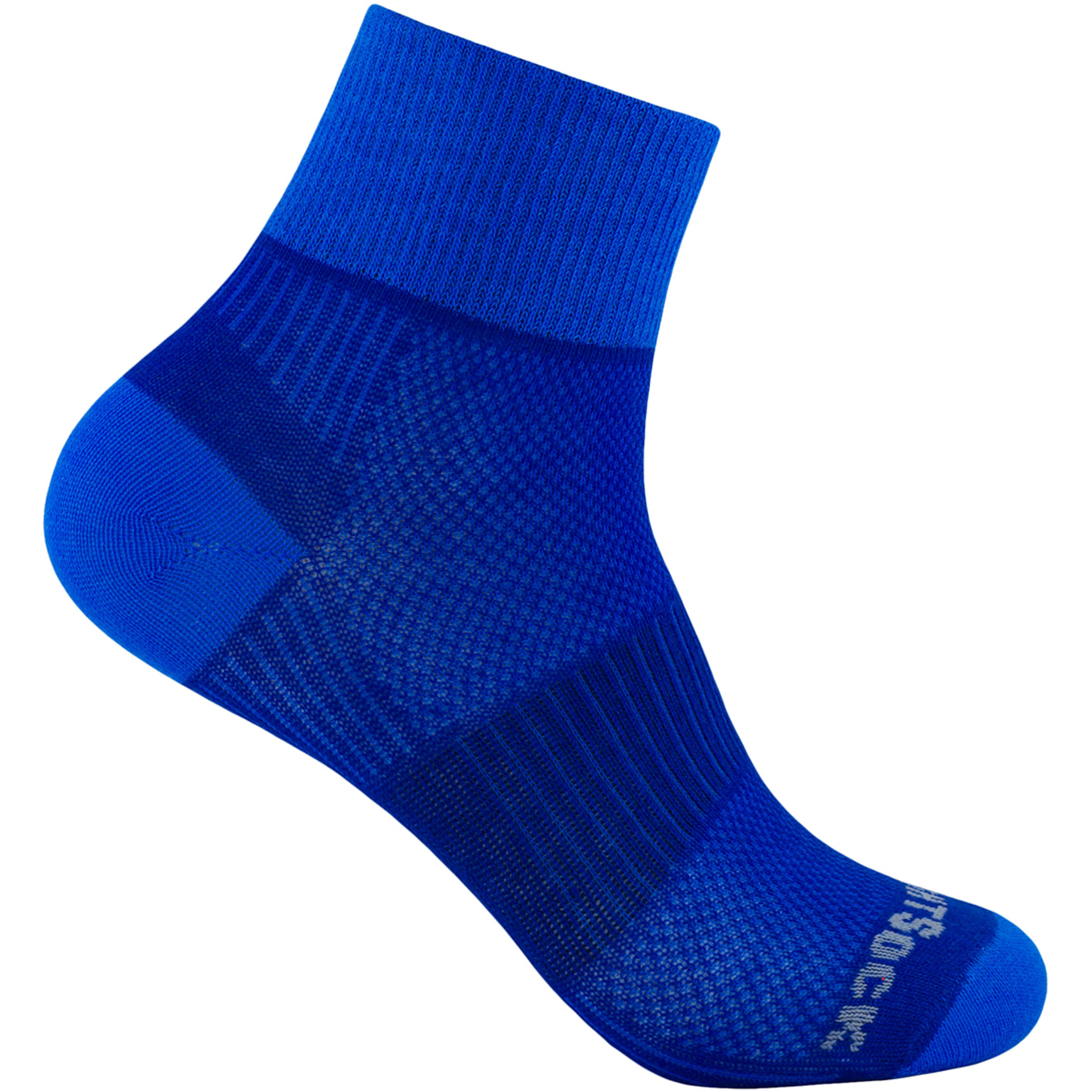 Wrightsock Coolmesh II Quarter Fahrradsocken blau Größe 41.5 Trekking