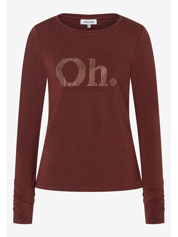 More & More Longsleeve in Bordeaux - 36