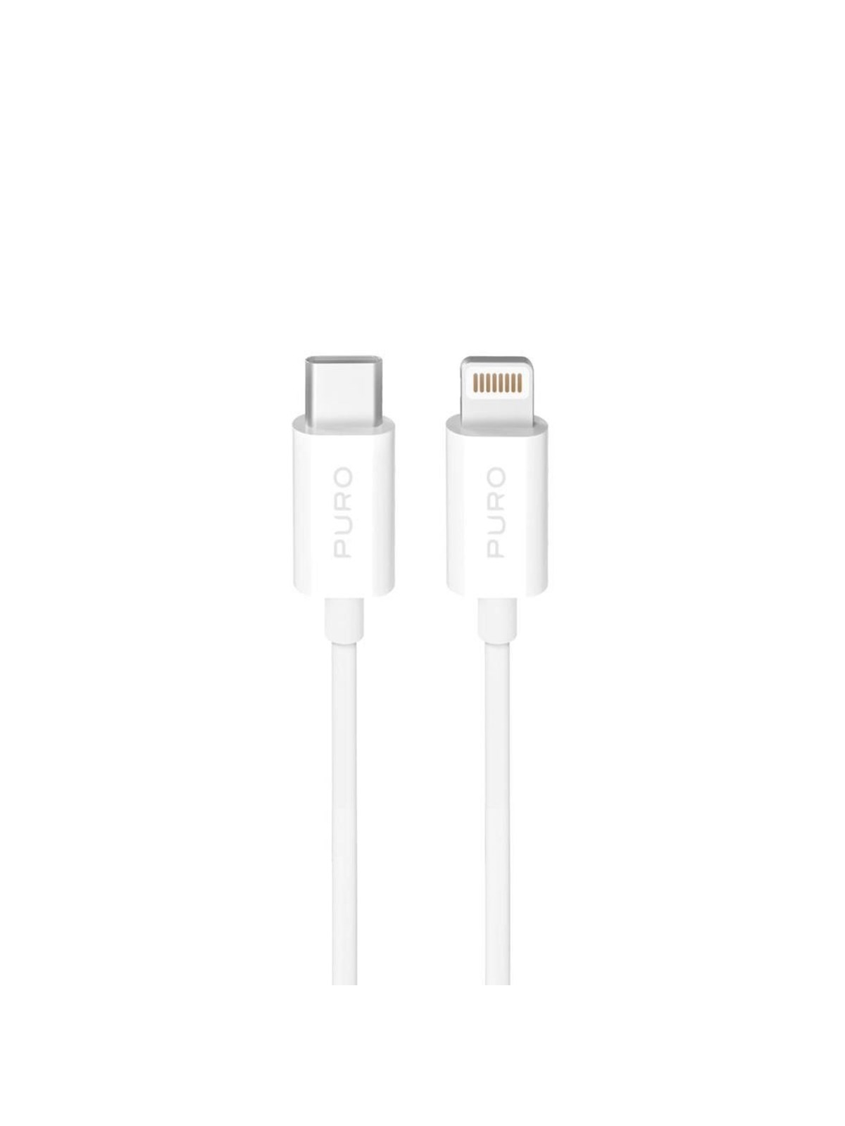 Puro TPE 20W USB-C - Lightning 2m cable - white