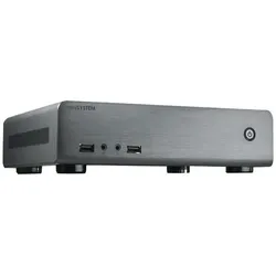 MS-Tech Computer Case, mini-ITX (Mini-ITX), PC Gehäuse, Silber