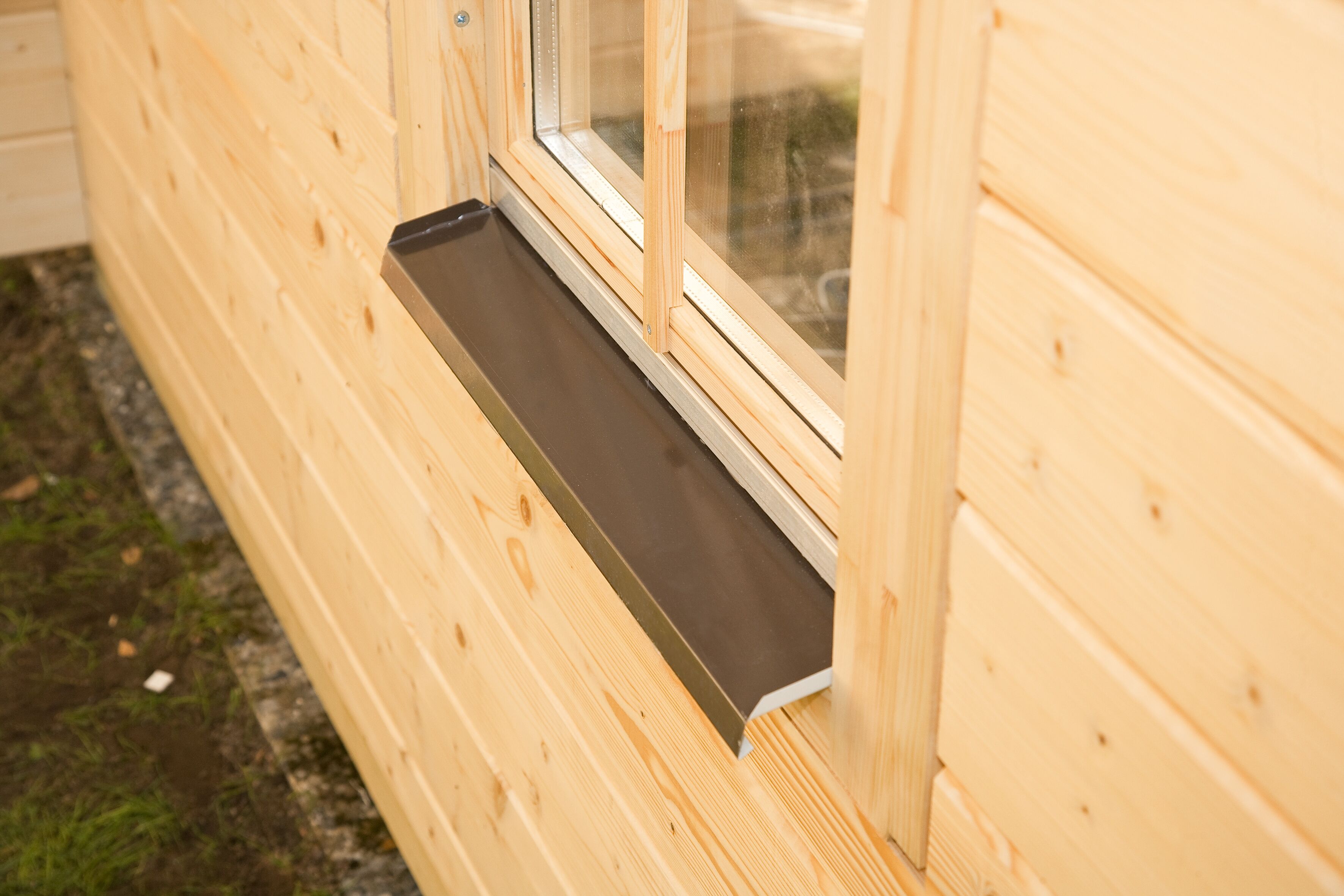 Gartenhaus SKANHOLZ "Basel 1", beige (natur), Fußboden im Gartenhaus, Holzwerkstoff, Gartenhäuser, Gartenhaus