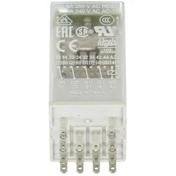 ABB CR-M024DC4LDG Steckb. Interface-Relais 4We Gold, A1-A2=24VDC,Diode,LED 1SVR405618R1400  - 10 Stück