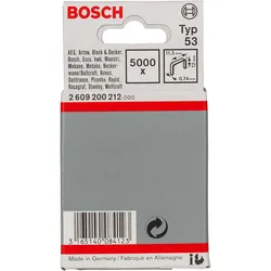 Bosch Feindrahtklammer Typ 53, 11,4mm breit - 2609200212