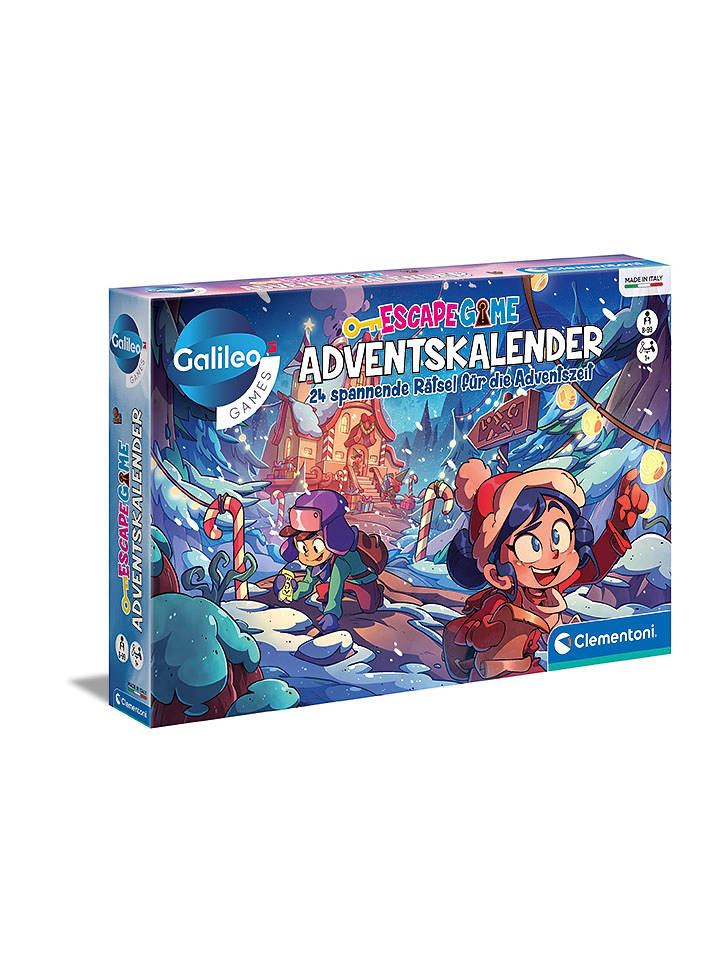 Clementoni Adventskalender "Galileo Escape Game" - ab 8 Jahren - onesize