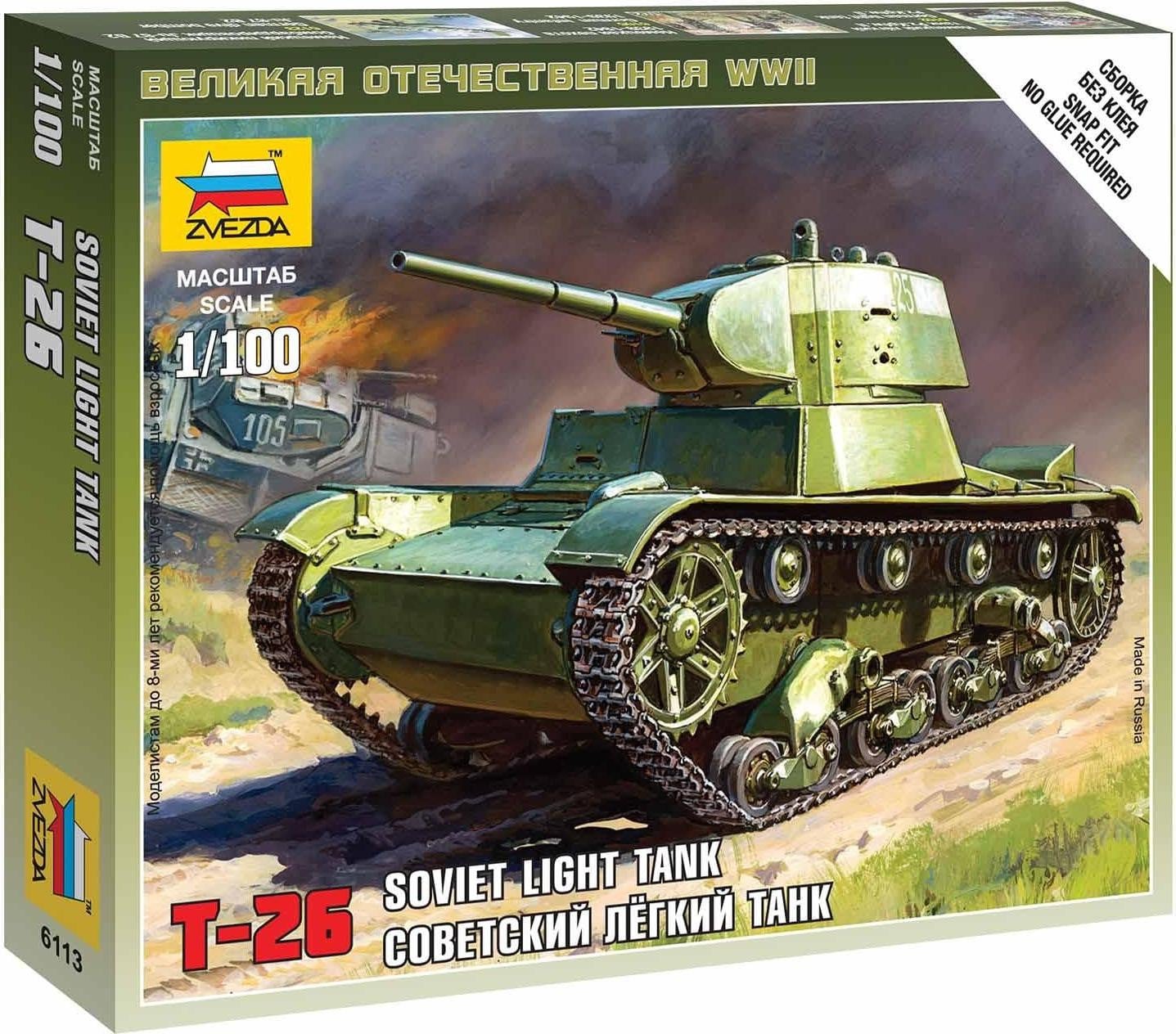 Zvezda Uitbreidingsset Tweede Wereldoorlog Sovjet-Unie 1:100