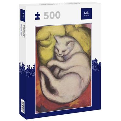 Lais Puzzle Franz Marc - Kater auf gelbem Kissen 500 Teile