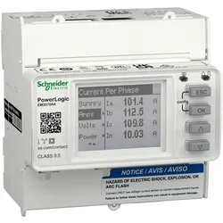 Schneider Electric METSEEM3570AX PowerLogic Energiezähler EM3570, DIN Ethernet Modbus TCP/IP + BACnet/IP, 24VDC, Rogowski Spulen Eingang, 3-phasig