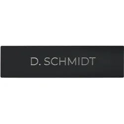 DoorBird D21x Namensschild für eine Ruftaste, individuelle Gravur – RAL 7016