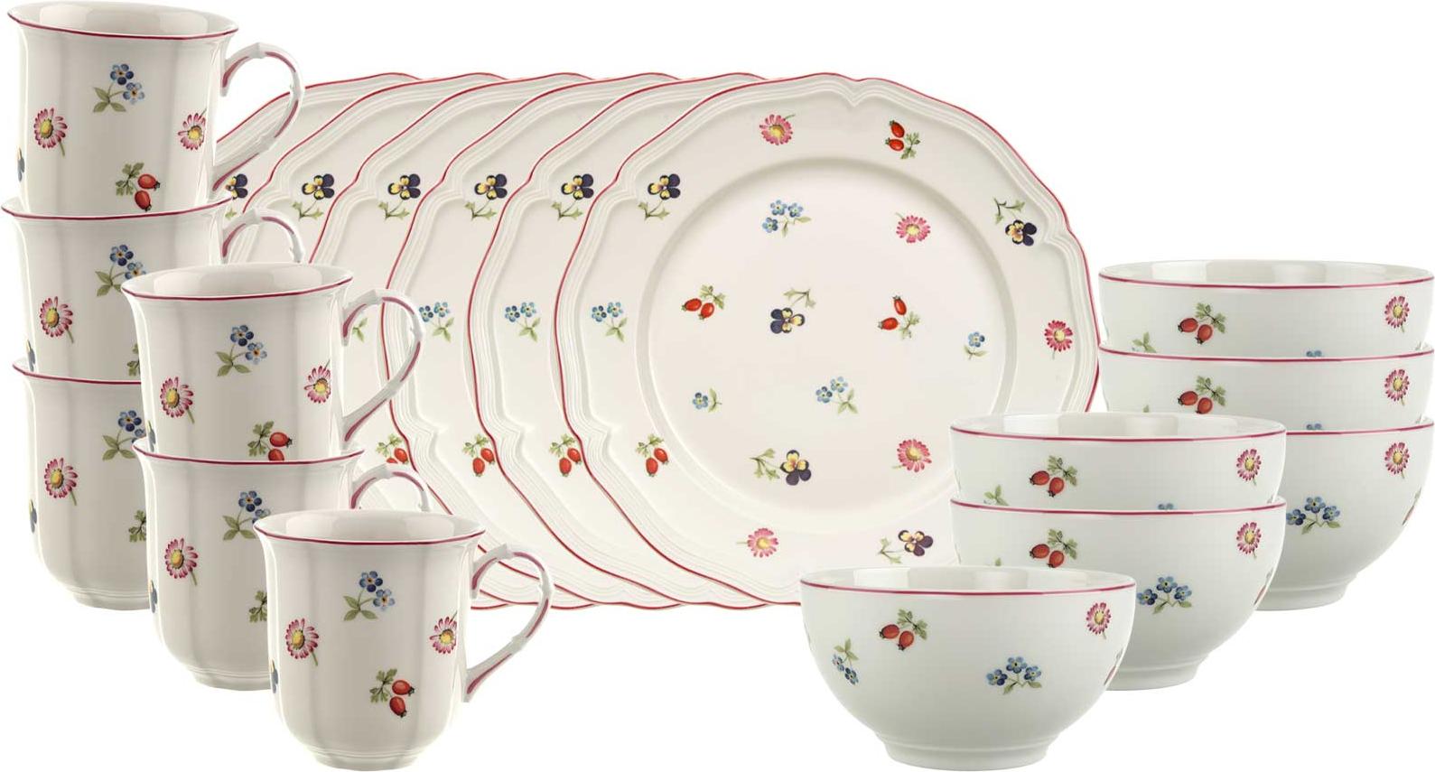 Villeroy & Boch Petite Fleur Frühstücks-Set 18-teilig