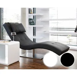 SalesFever »Duo« Relaxliege schwarz / 60x82x170 cm