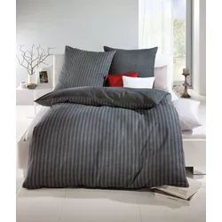 kaeppel Bettwäsche Satin Eternity Combo zinn 155x200 cm + 80x80 cm