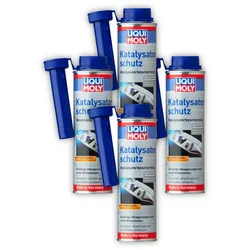 4x Additiv LIQUI MOLY 21284 Katalysatorschutz Kraftstoff Additiv Benziner 300ml