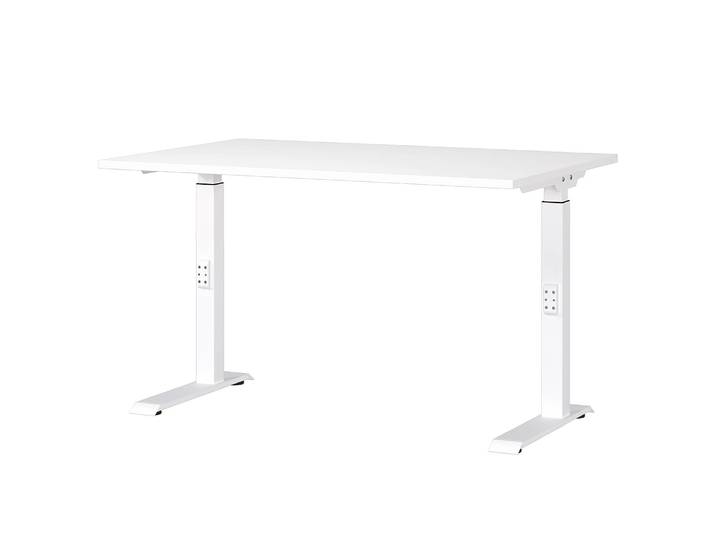Höhenverstellbarer Schreibtisch Downey 120cm Weiß/Weiß
