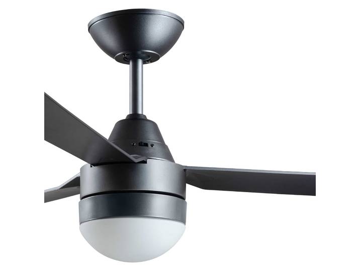 Megara Deckenventilator mit Licht titan 122cm leise - Beacon Beacon Lighting - Wohnzimmer - Modern - Kunststoff
