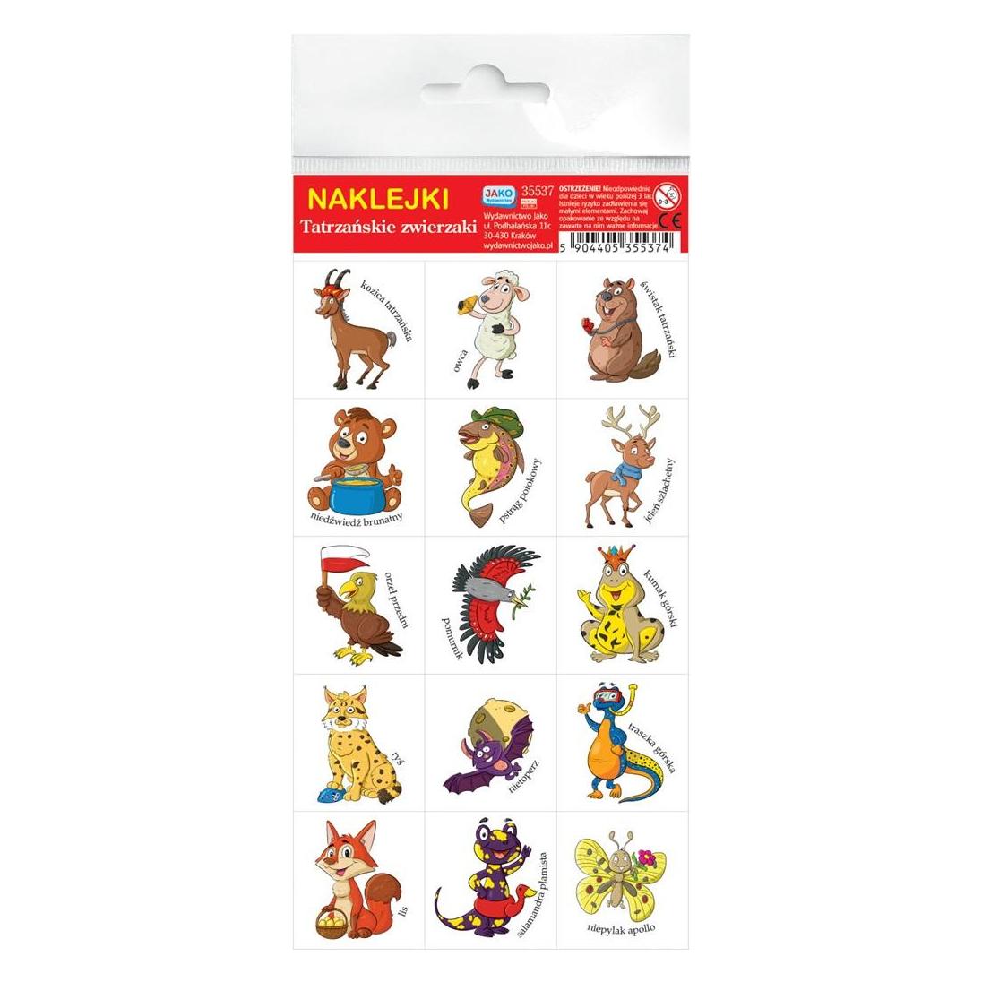 Teka Aufkleber. Tatra-Tiere (15 Sticker) (47996402)