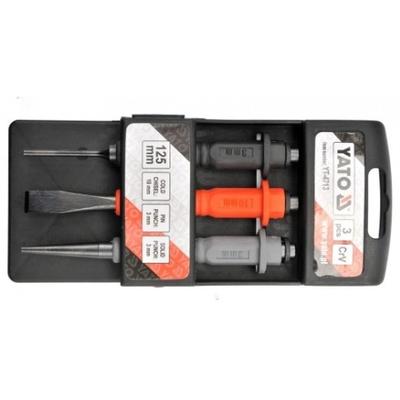 YATO Meißel + Durchtreiber-Satz YT-4713