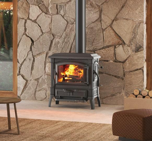 Gusseisen-holzofen 7,3 kw schwarz Nordica extraflame ISETTAEVO4.0