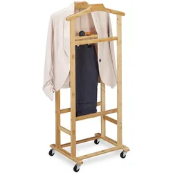 Relaxdays, Garderobe + Kleiderstange, Herrendiener