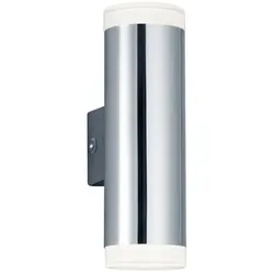 Trio LED-Wandleuchte Ray Kunststoff Silber Chrom