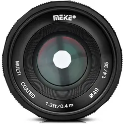 Meike MK 35mm f/1.4 MF Sony E (Sony E, APS-C / DX), Objektiv, Schwarz