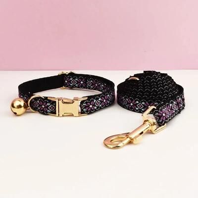 Uplifted Finds "Premium ""Classic Metal"" Adjustable Cat Collar cat Collar Leash 10 s"
